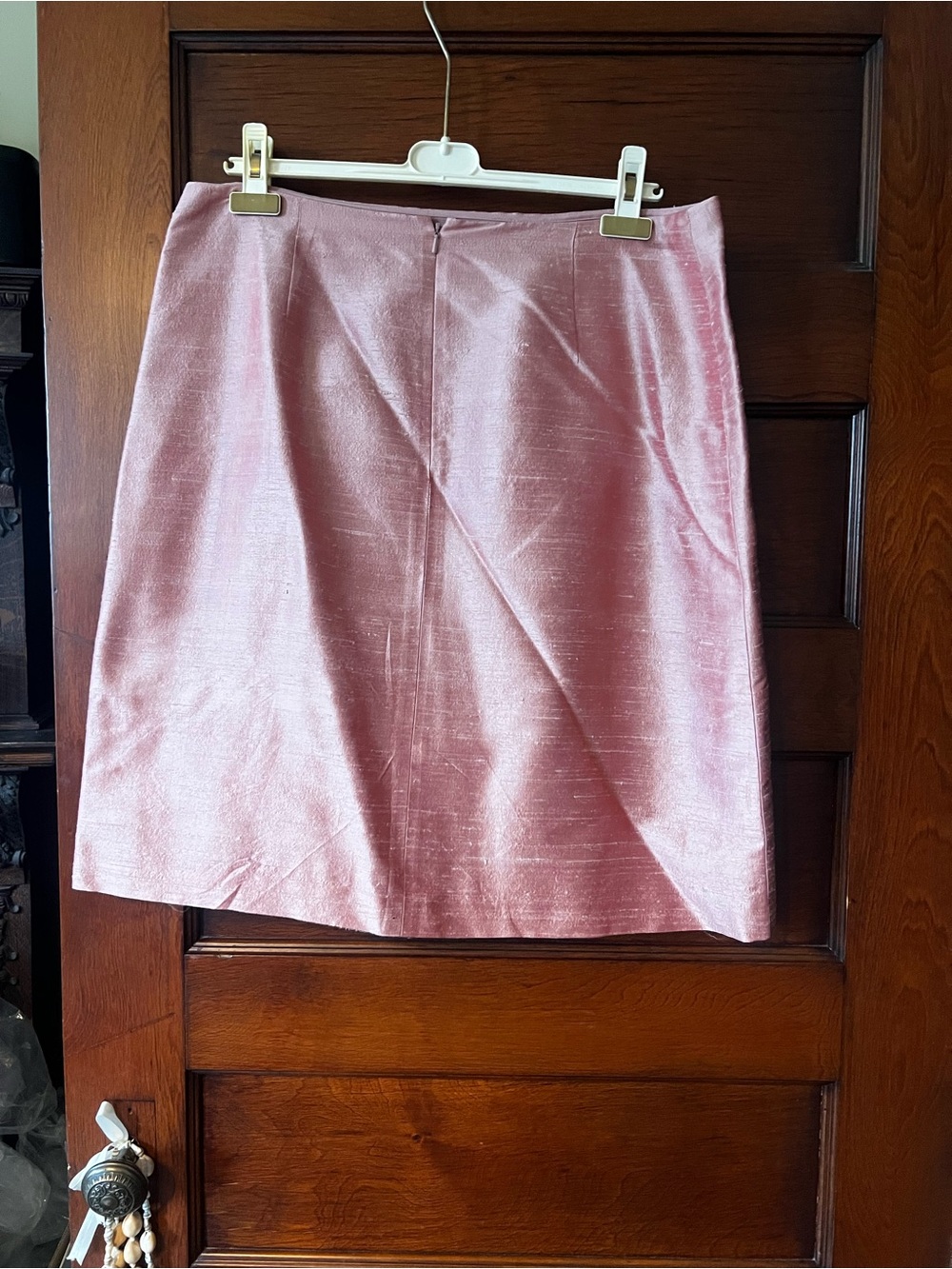 Ellen Tracy Rose Pink SilkTwo-Piece Skirt Set - Picture 7 of 16